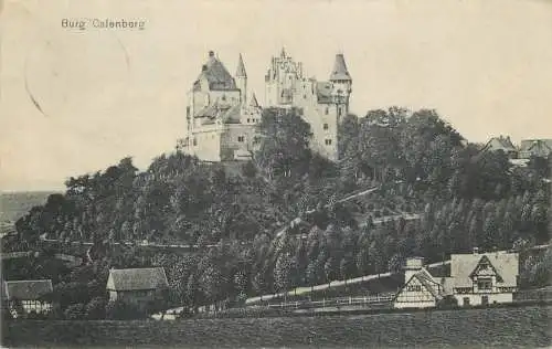 AK - Warburg Burg  Calenberg versandt 1911