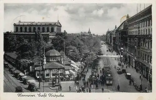 AK, Hannover Cafe Kröpcke, versandt 1915