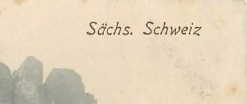 AK Pfaffenstein Sächs. Schweiz nicht versandt