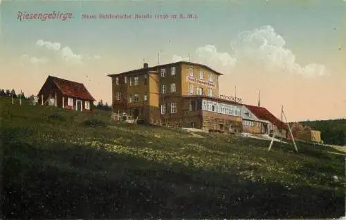 Ansichtskarte Riesengebirge Neue Schlesische Baude 1196m