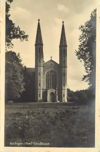 Ansichtskarte Letzlingen Gardelegen Altmarkkreis Schloßkirche nicht versandt