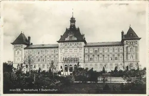 Ansichtskarte Wien Hochschule für Bodenkultur versandt 1930