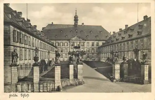 Ansichtskarte Fulda Schloß versandt 1942