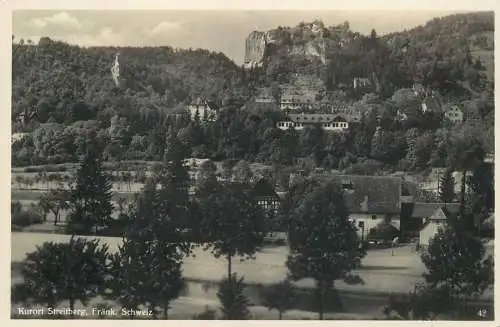 Ansichtskarte Streitberg Fränkische Schweiz Kurort versandt