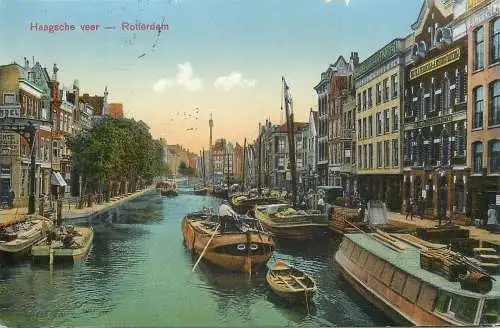 Ansichtskarte Rotterdam Haagsche veer versandt