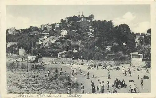 Ansichtskarte Hamburg Altona-Blankenese Süllberg Strand nicht versandt