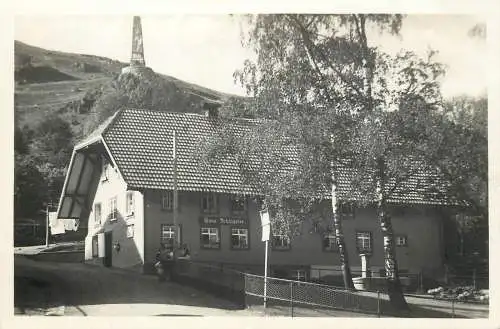 Ansichtskarte Schönau Schwarzwald Schlageters Geburtshaus mit Denkmal