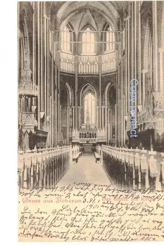 [Ansichtskarte] Gruss aus Doberan      Das Innere der Kirche. 