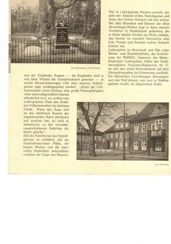 Verkehrsverein zu Ludwigslust: Ludwigslust 1935 - die Lindenstadt. 