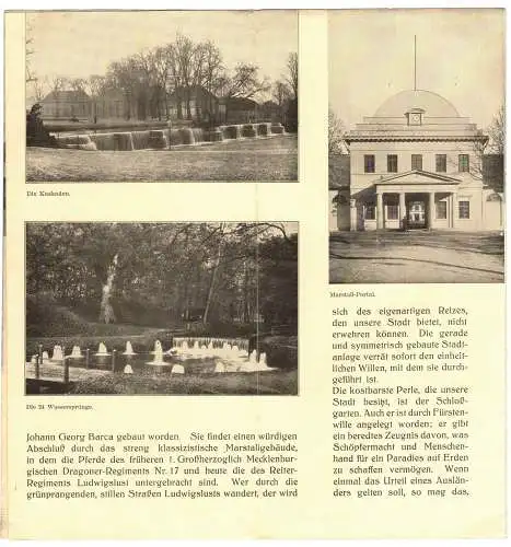 Verkehrsverein zu Ludwigslust: Ludwigslust 1935 - die Lindenstadt. 