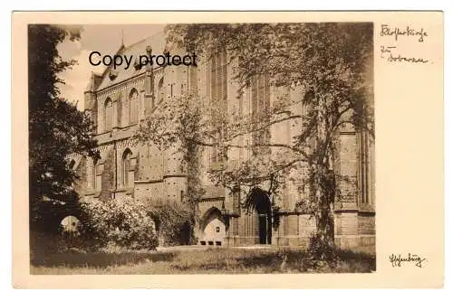 [Echtfotokarte schwarz/weiß] Kloster zu Doberan              Signatur : Eschenburg. 