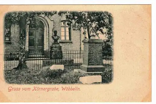 [Ansichtskarte] Gruss vom Körnergrabe , Wöbbelin. 