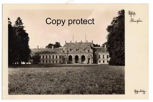 [Echtfotokarte schwarz/weiß] Schloß Remplin                          Signatur : Eschenburg. 