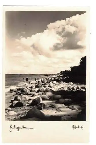 [Echtfotokarte schwarz/weiß] Heiligendamm  1931            Signatur Eschenburg. 