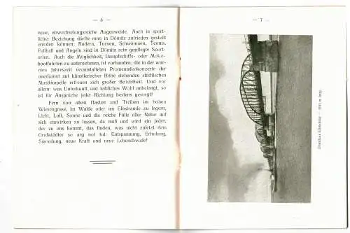 Verkehrsverein Dömitz 1930: Dömitz an der Elbe - die behagliche mecklenburgische Kleinstadt mit der historischen Elbfestung (Fritz Reuters Festungstid). 