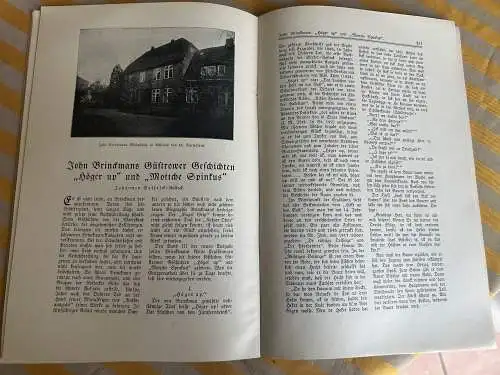 Gillhoff, Johannes & Oscar Gehrig u.v.a: Mecklenburgische Monatshefte  2. Jahrgang 1926 Mecklenburg. 