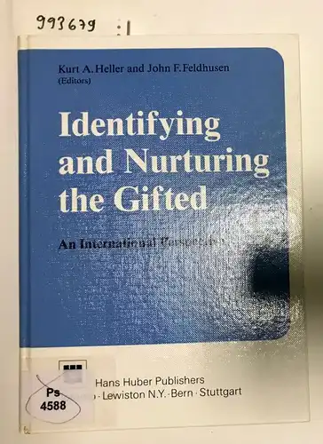 Heller, Kurt and John F Feldhusen: Identifying and Nurturing the Gifted: An International Perspective. 
