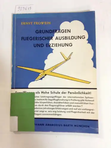 Frowein: Grundfragen fliegerischer Ausbildung und Erziehung. 