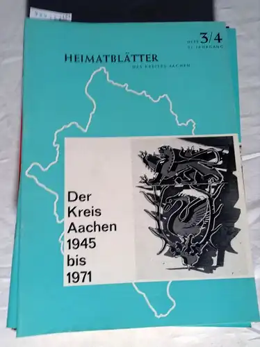 Kreis Aachen: Konvolut 19 Hefte Heimatblätter des Kreises Aachen: Heft 1-4/1982, 3-4/1983. 