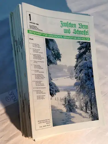 Geschichtsverein Zwischen Venn und Schneifel: Zeitschrift für Geschichte, Brauchtum und Kultur - Konvolut der Monatsblätter des Geschichtsvereins von 1979-1984. 