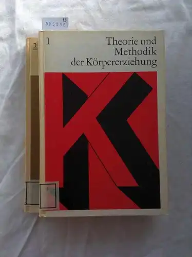 Matwejew, Lew Pawlowitsch und Alexander Dmitrijewitsch Nowikow: Theorie und Methodik der Körpererziehung Band 1 und 2. 