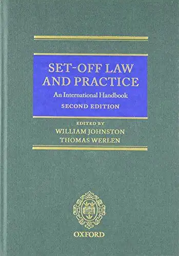 Werlen, Thomas, William Johnston and Frederick Link: Set-Off Law and Practice: An International Handbook. 