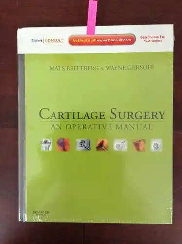 Brittberg, Mats: Cartilage Surgery. 