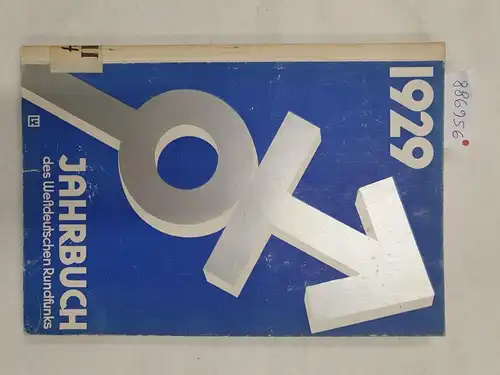 Westdeutscher Rundfunk (Hrsg.) und Fritz Lewy (Grafik): Jahrbuch des Westdeutschen Rundfunks : 1929. 