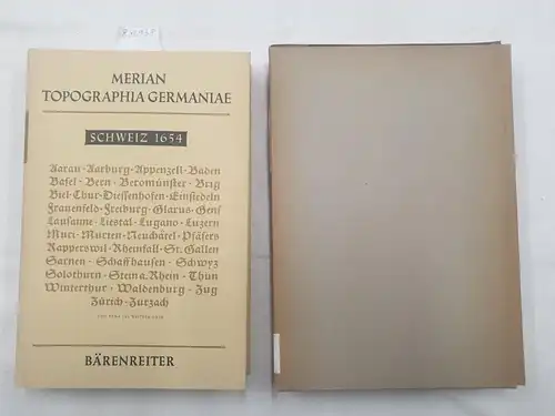 Merian, Matthaeus: Topographia Germaniae : Faksimile Ausgabe : Schweiz 1654 : in original Schuber. 