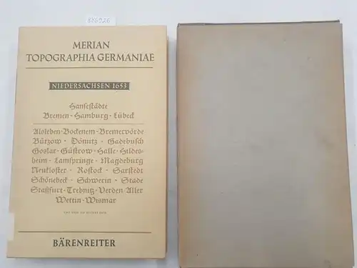 Merian, Matthaeus: Topographia Germaniae : Faksimile Ausgabe : Niedersachsen 1653 : in original Schuber. 