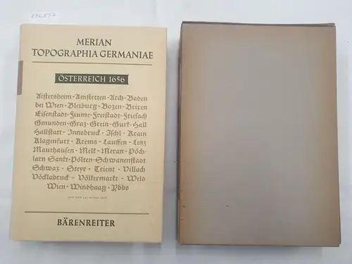 Merian, Matthaeus: Topographia Germaniae : Faksimile Ausgabe : Österreich 1656 : in original Schuber. 
