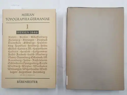 Merian, Matthaeus: Topographia Germaniae : Faksimile Ausgabe : Hessen 1646 : in original Schuber. 