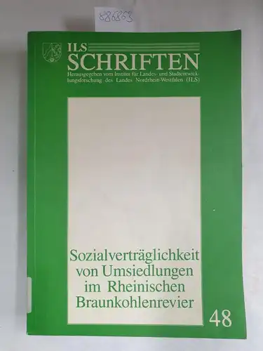 Decker, Jochen: Gutachten zur Beurteilung der Sozialverträglichkeit von Umsiedlungen im Rheinischen Braunkohlenrevier
 Kernaussagen und Empfehlungen, Fallstudien, Fachbeiträge. (ILS Schriften. 48). 