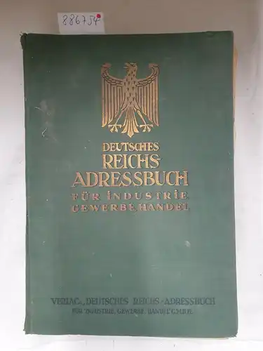 Verlag "Deutsches Reichs-Adressbuch für Industrie, Gewerbe, Handel" (Hrsg.): Deutsches Reichs-Adressbuch : 1935 : Band I : Adressenband 
 Baden : Bayern : Hessen : Württemberg : Hohenzollern : Thüringen. 