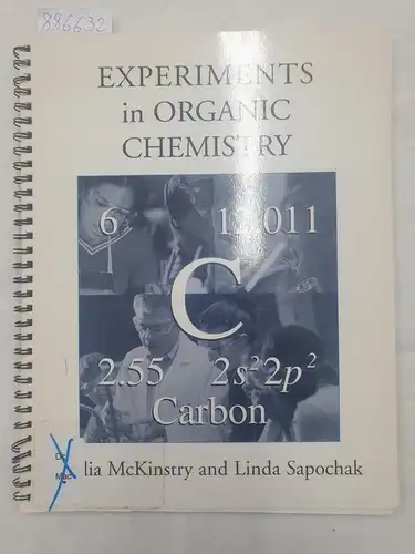 McKinstry, Lydia and Linda Sapochak: Experiments in Organic Chemistry. 