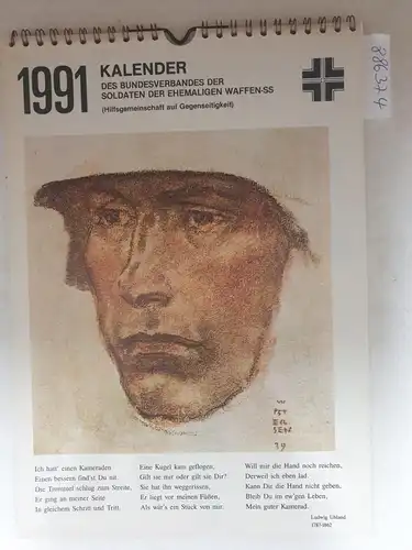 Bundesverband der Soldaten der ehemaligen Waffen-SS e.V. (Hrsg.): Kalender des Bundesverbandes der Soldaten der ehemaligen Waffen-SS : 1991. 