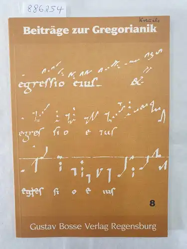 Agustoni, Luigi und Rupert Fischer (Hrsg.): Beiträge zur Gregorianik : Forschung und Praxis : Band 8 
 Restitution : Beitrag : Bericht : Mitteilungen der AISCGre : Offertorien. 