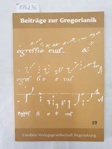 Agustoni, Luigi und Rupert Fischer (Hrsg.): Beiträge zur Gregorianik : Forschung und Praxis : Band 19 
 Restitution : Beitrag : Bericht : Mitteilungen der AISCGre : Offertorien. 