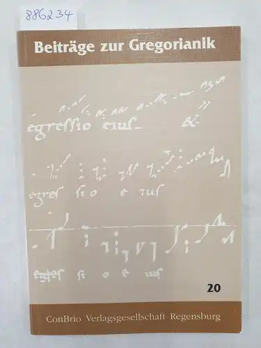 Agustoni, Luigi und Rupert Fischer (Hrsg.): Beiträge zur Gregorianik : Forschung und Praxis : Band 20 
 Restitution : Beitrag : Bericht : Mitteilungen der AISCGre : Offertorien. 