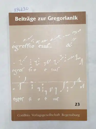 Agustoni, Luigi und Rupert Fischer (Hrsg.): Beiträge zur Gregorianik : Forschung und Praxis : Band 23 
 Restitution : Beitrag : Bericht : Mitteilungen der AISCGre : Offertorien. 