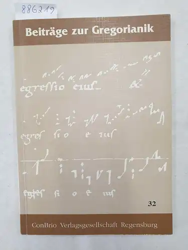 Agustoni, Luigi, Christian Dostal und Rupert Fischer (Hrsg.): Beiträge zur Gregorianik : Forschung und Praxis : Band 32 
 Restitution : Beitrag : Bericht : Mitteilungen der AISCGre : Offertorien. 