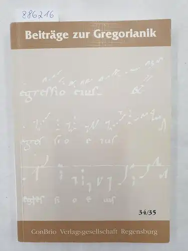 Agustoni, Luigi, Christian Dostal und Rupert Fischer (Hrsg.): Beiträge zur Gregorianik : Forschung und Praxis : Band 34/35 
 Restitution : Beitrag : Bericht : Mitteilungen der AISCGre : Offertorien. 