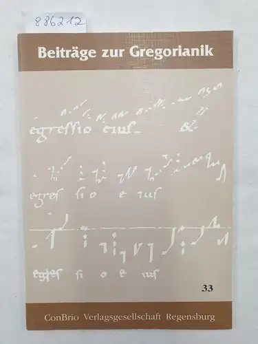 Agustoni, Luigi, Christian Dostal und Rupert Fischer (Hrsg.): Beiträge zur Gregorianik : Forschung und Praxis : Band 33 
 Restitution : Beitrag : Bericht : Mitteilungen der AISCGre : Offertorien. 