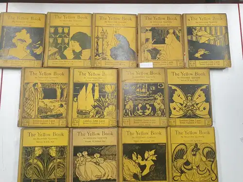 Mathews, Elkin (Hrsg.) und John Lane (Hrsg.): The Yellow Book - An Illustrated Quarterly (13 Bände - komplett). 