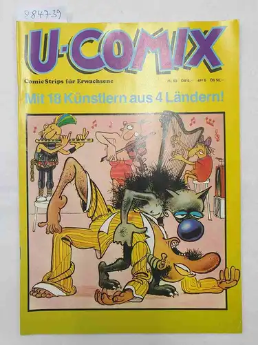 Alpha Comic: U-Comix : Nr. 63 : mit 18 Künstlern aus 4 Ländern. 