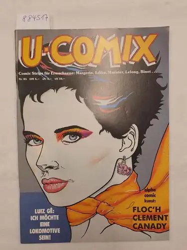 Alpha Comic: U-Comix : Nr. 85 : alpha comic kunst : Floc'h Clement Canady. 