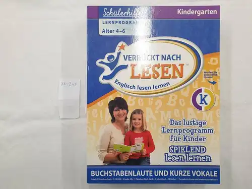 Lernprogramm Alter 4 - 6, Verrückt nach Lesen - Englisch lesen lernen (Kindergarten)