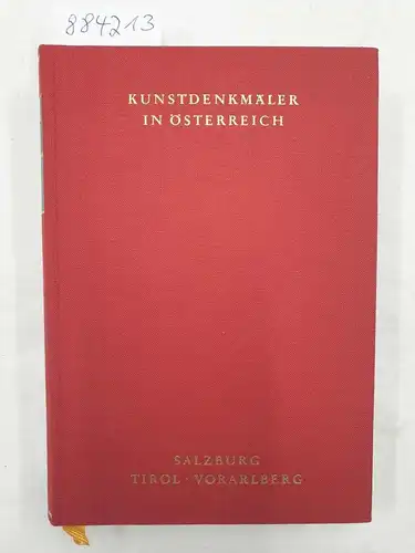 Hootz, Reinhardt (Hrsg.): Kunstdenkmäler in Österreich : Salzburg : Tirol : Vorarlberg 
 ein Bildhandbuch. 