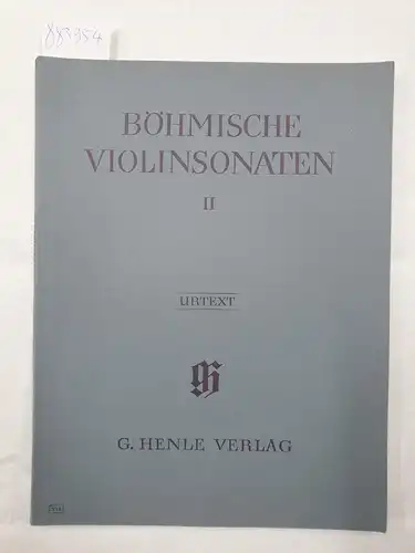 Böhmische Violinsonaten II : Urtext
