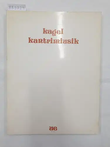 Reproduktion des Autographs anläßlich der Uraufführung in Donaueschingen am 18. Oktober 1975, Kantrimiusik